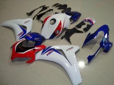 08-11 White Blue Red HRC Honda CBR1000RR Motorcycle Fairings