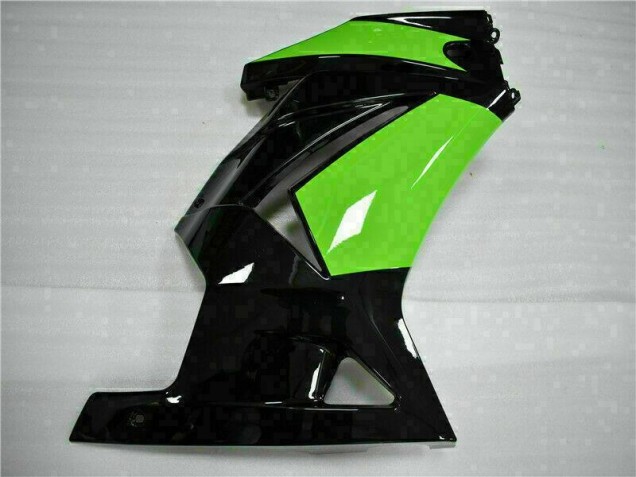 08-12 Black Green Kawasaki EX250 Motorcycle Fairings