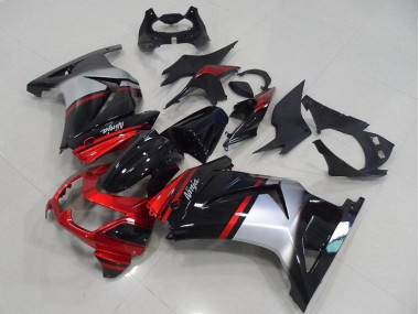 08-12 Black Orange Kawasaki ZX250R Motorcycle Fairings