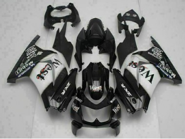 08-12 Black West Kawasaki EX250 Motorcycle Fairings