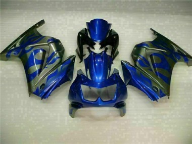 08-12 Blue Kawasaki EX250 Motorcycle Fairings