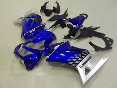 08-12 Blue Kawasaki ZX250R Motorcycle Fairing