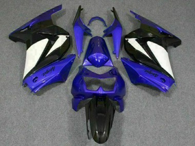 08-12 Blue White Black Ninja Kawasaki EX250 Motorcycle Fairings