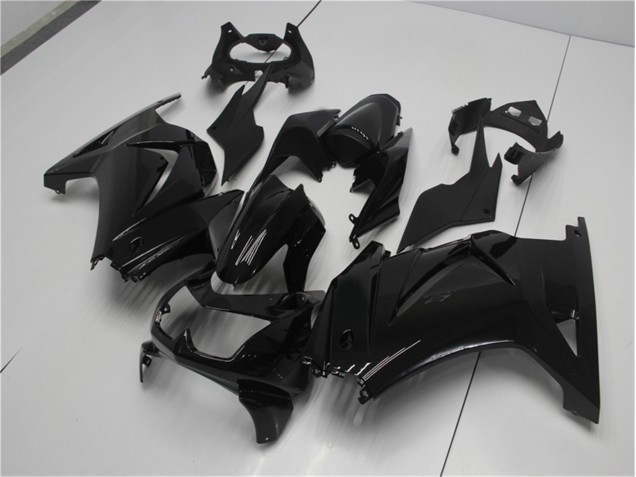 08-12 Glossy Black Kawasaki EX250 Motorcycle Fairings