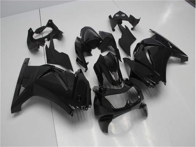 08-12 Glossy Black Kawasaki EX250 Motorcycle Fairings