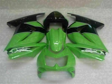 08-12 Green Black Kawasaki EX250 Full Motorcycle Fairing Kits