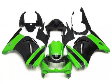 08-12 Green Black Kawasaki EX250 Motorcycle Fairing