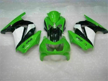 08-12 Green Black Ninja Kawasaki EX250 Full Motorcycle Fairing Kits