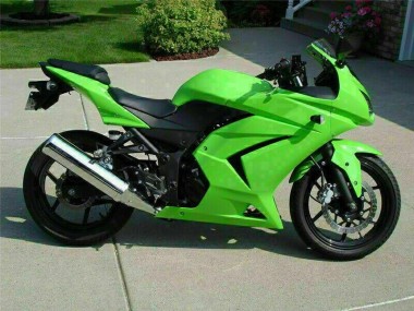 08-12 Green Kawasaki EX250 Motorcycle Fairing