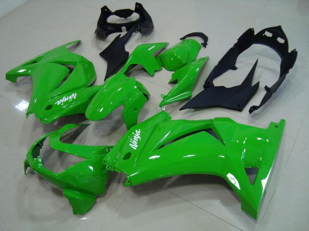 08-12 Green Kawasaki ZX250R Motorcycle Fairings