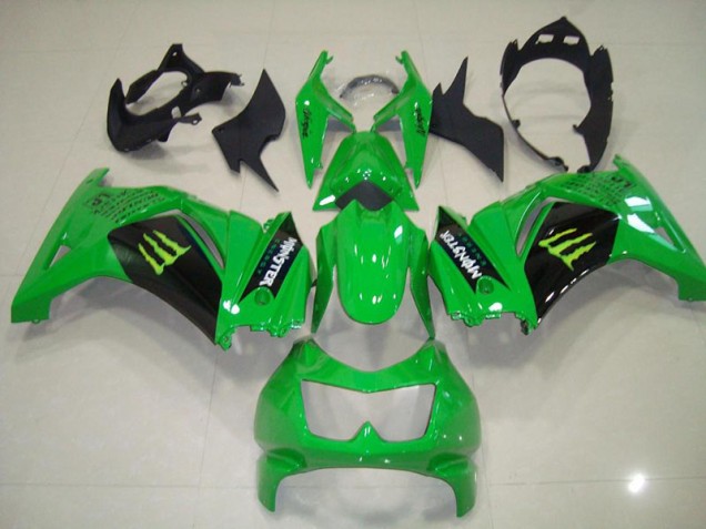 08-12 Green Monster Kawasaki ZX250R Motorcycle Fairings