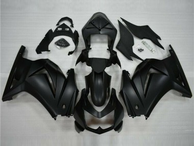 08-12 Matte Black Kawasaki EX250 Motorcycle Fairings