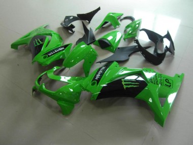 08-12 New Green Monster Kawasaki ZX250R Motorcycle Fairings