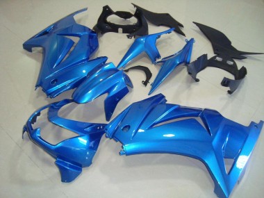 08-12 OEM Style Blue Kawasaki ZX250R Motorcycle Fairings