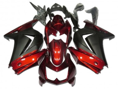 08-12 Red Grey Kawasaki EX250 Motorcycle Fairings