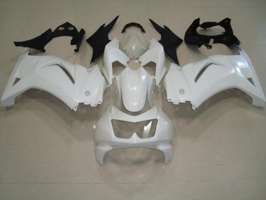 08-12 White Kawasaki ZX250R Motorcycle Fairing