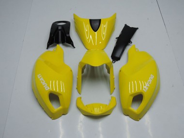 08-12 Yellow Ducati Monster 696 Motorcycle Fairings