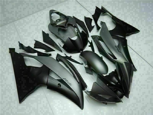 08-16 Grey Black Yamaha YZF R6 Motorcycle Fairing