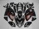 08-19 Black Red Suzuki GSXR 1300 Hayabusa Motorcycle Fairings