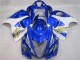 08-19 Blue White Suzuki GSXR 1300 Hayabusa Motorcycle Bodywork