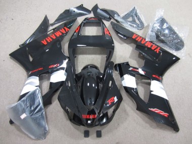 09-11 Black Red Yamaha YZF R1 Motorcycle Bodywork