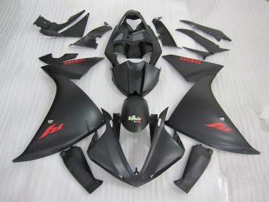 09-11 Black Red Yamaha YZF R1 Motorcycle Fairing