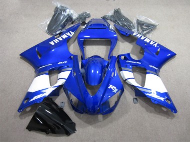 09-11 Blue White Yamaha YZF R1 Full Motorcycle Fairing Kits