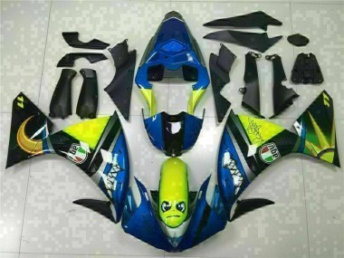 09-11 Blue Yamaha YZF R1 Motorcycle Fairings