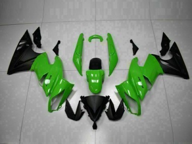 09-11 Green Black Kawasaki EX650 Motorcycle Fairing