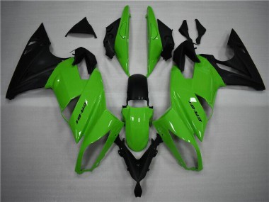 09-11 Green Black Kawasaki EX650 Motorcycle Fairings