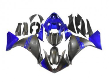 09-11 Grey Blue Yamaha YZF R1 Motorcycle Fairings