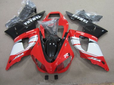 09-11 Red Black White Yamaha YZF R1 Motorcycle Fairings