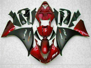 09-11 Red Black Yamaha YZF R1 Motorcycle Fairing