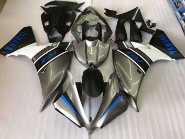 09-11 Silver Blue Yamaha YZF R1 Motorcycle Fairings