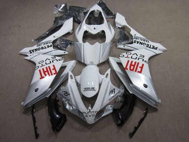 09-11 White Black PB Red Fiat Yamaha YZF R1 Motorcycle Fairings