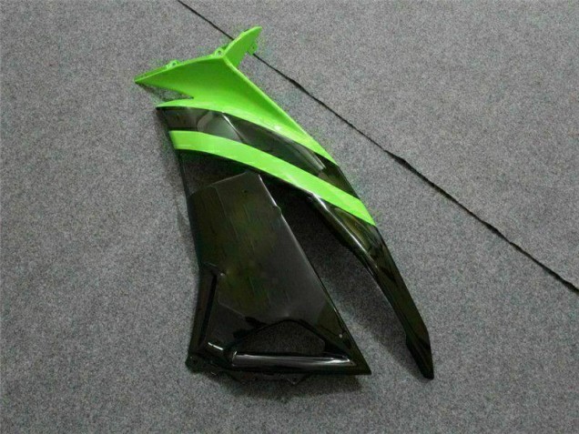 09-12 Black Green 3M Touch4 Kawasaki ZX6R Motorcycle Fairings