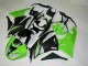 09-12 Black Green 636 Kawasaki ZX6R Motorcycle Fairings