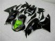 09-12 Black Green Kawasaki ZX6R Full Motorcycle Fairing Kits