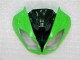 09-12 Black Green Kawasaki ZX6R Motorcycle Bodywork