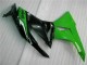 09-12 Black Green Kawasaki ZX6R Motorcycle Bodywork