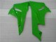 09-12 Black Green Kawasaki ZX6R Motorcycle Bodywork