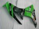 09-12 Black Green Kawasaki ZX6R Motorcycle Fairing Kits