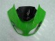 09-12 Black Green Kawasaki ZX6R Motorcycle Fairings