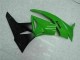 09-12 Black Green Kawasaki ZX6R Motorcycle Fairings