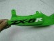 09-12 Black Green Kawasaki ZX6R Motorcycle Fairings