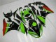 09-12 Black Green Red Kawasaki ZX6R Motorcycle Fairings