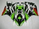 09-12 Black Green Red Kawasaki ZX6R Motorcycle Fairings