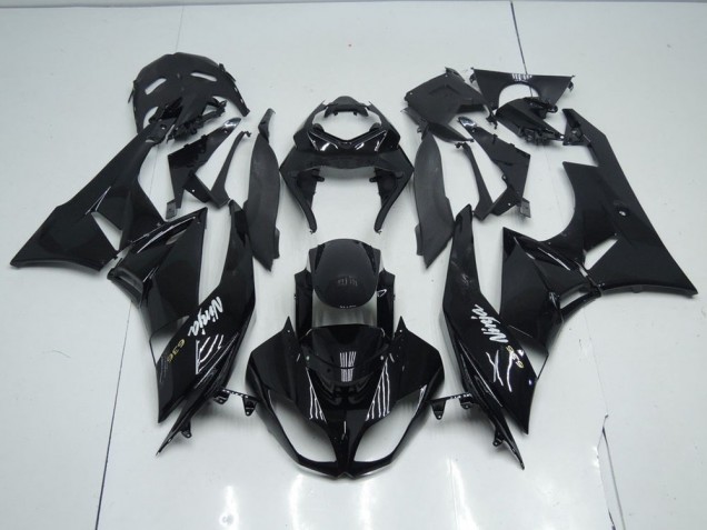 09-12 Black OEM Style Kawasaki ZX6R Motorcycle Fairings