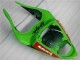 09-12 Black Red Green Motocard Kawasaki ZX6R Motorcycle Fairings