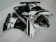 09-12 Black White 3M Touch4 Kawasaki ZX6R Motorcycle Fairings